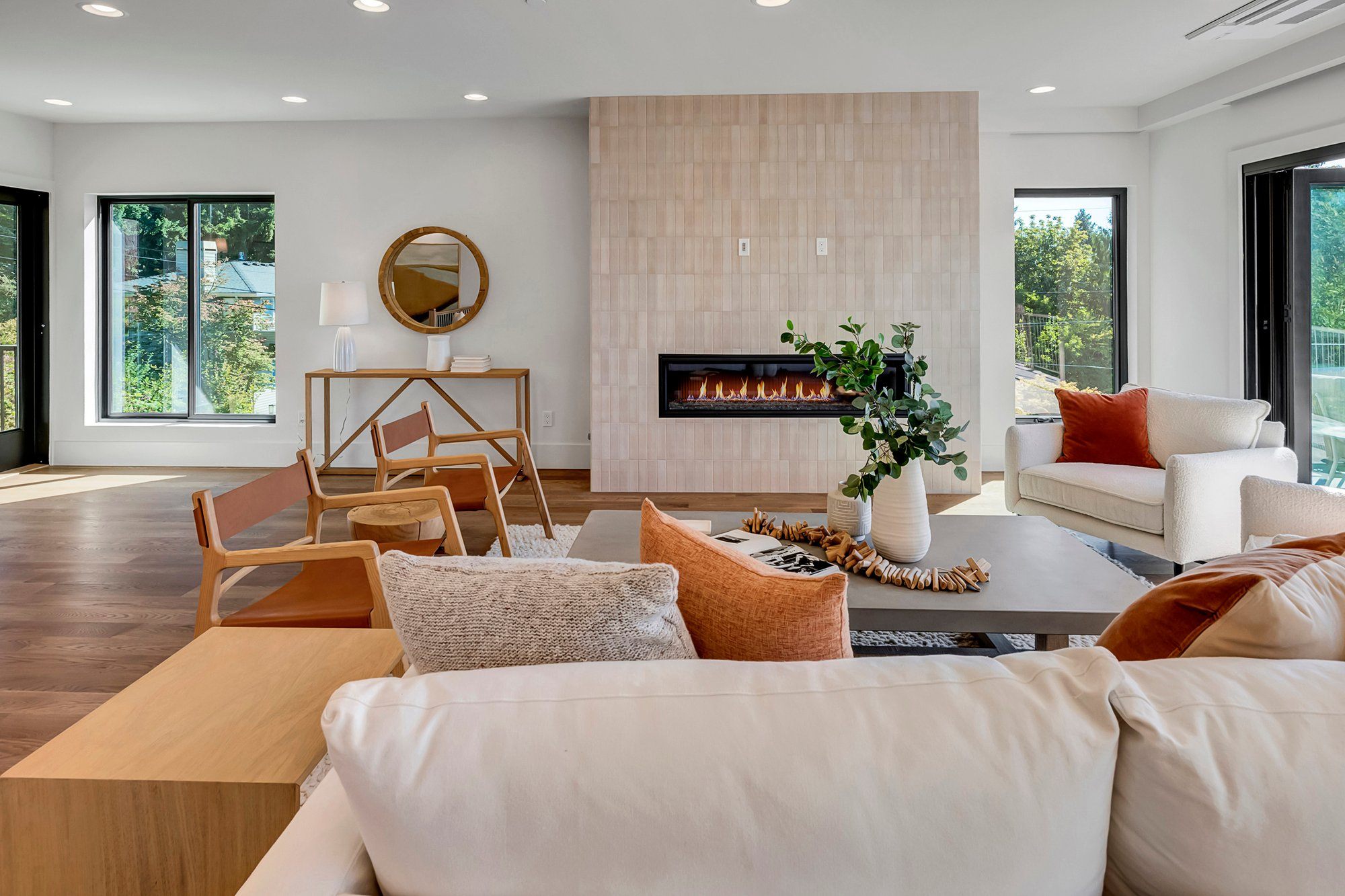 Open Living with Lake Views